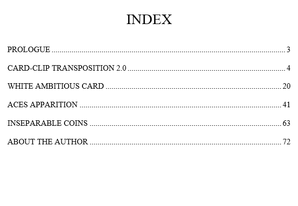 Platimagics Index III